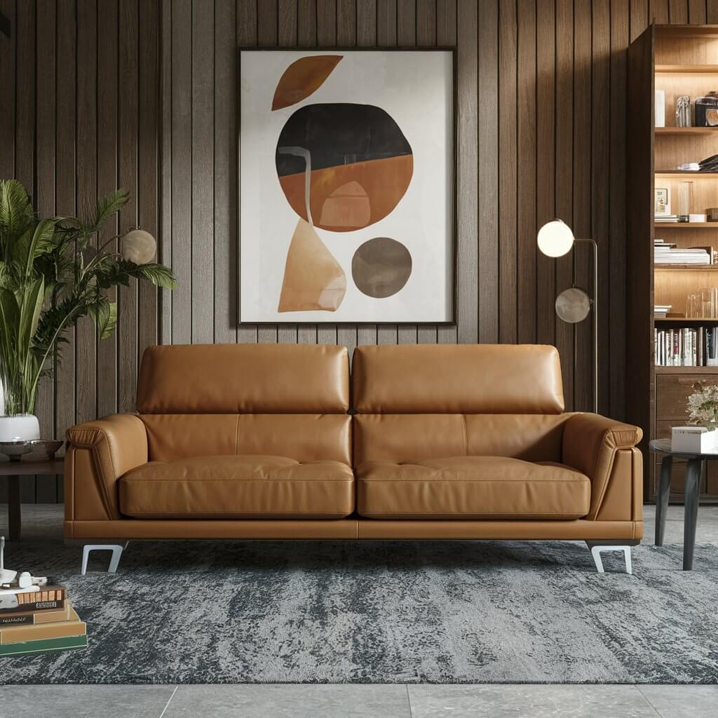 Modern Leather Sofa