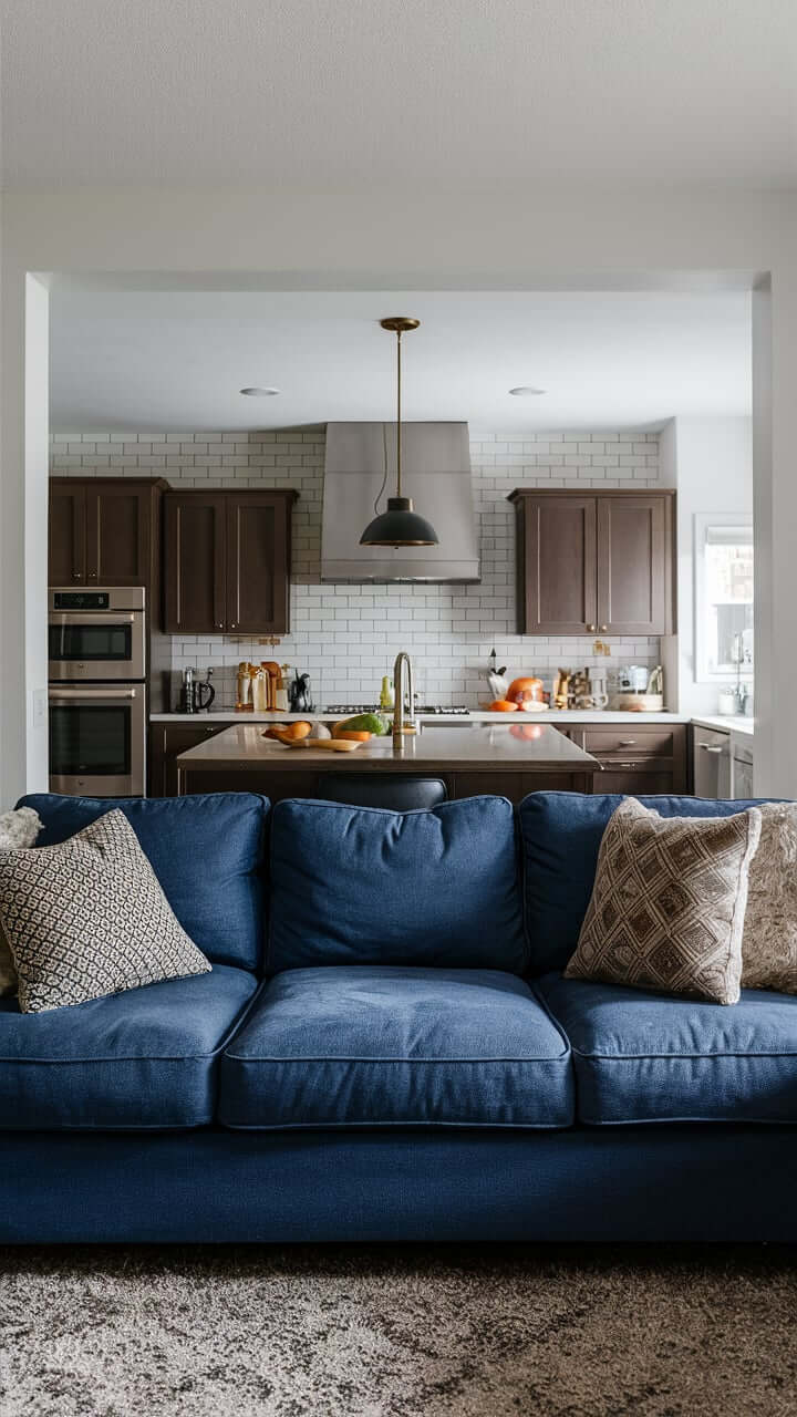 Sofa in a stylish living room